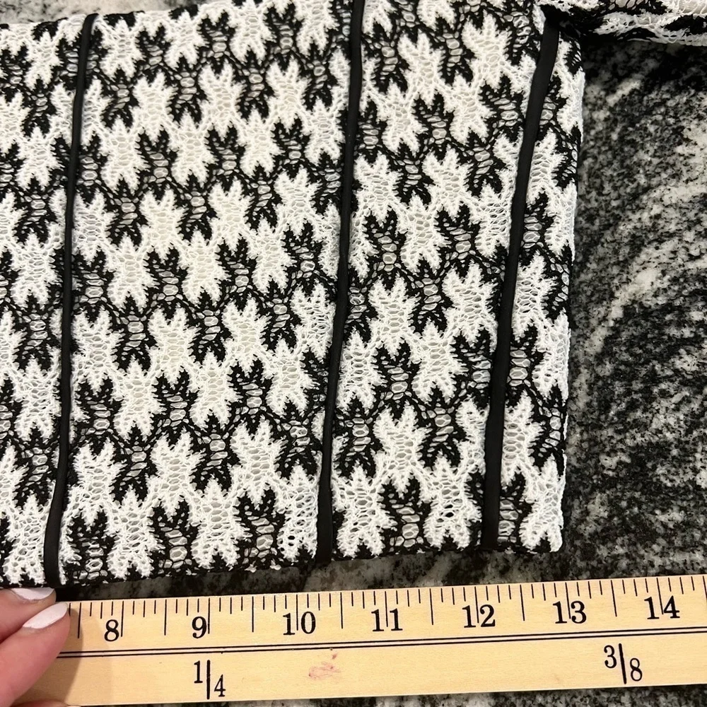 MAJE white and black cropped corset top - Picture 12 of 13